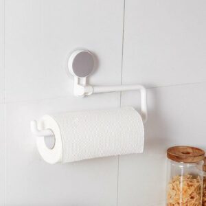 Keukenrolhouder zelfklevend – Wit