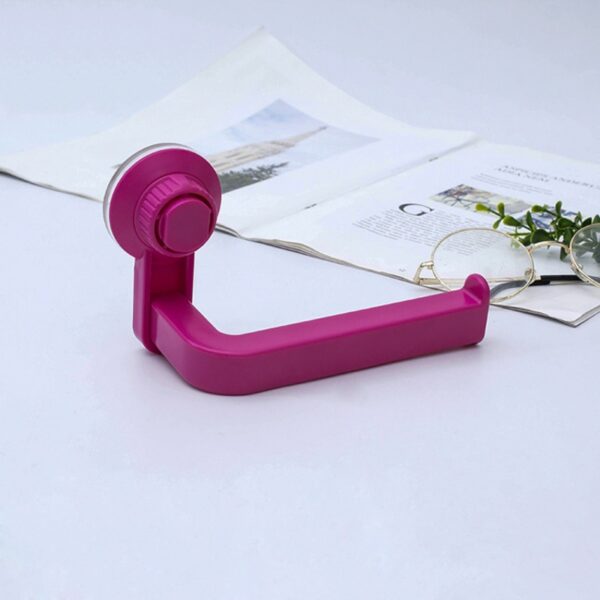 Wc rolhouder met zuignap – Paars