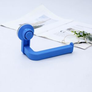 wc rolhouder blauw - met zuignap